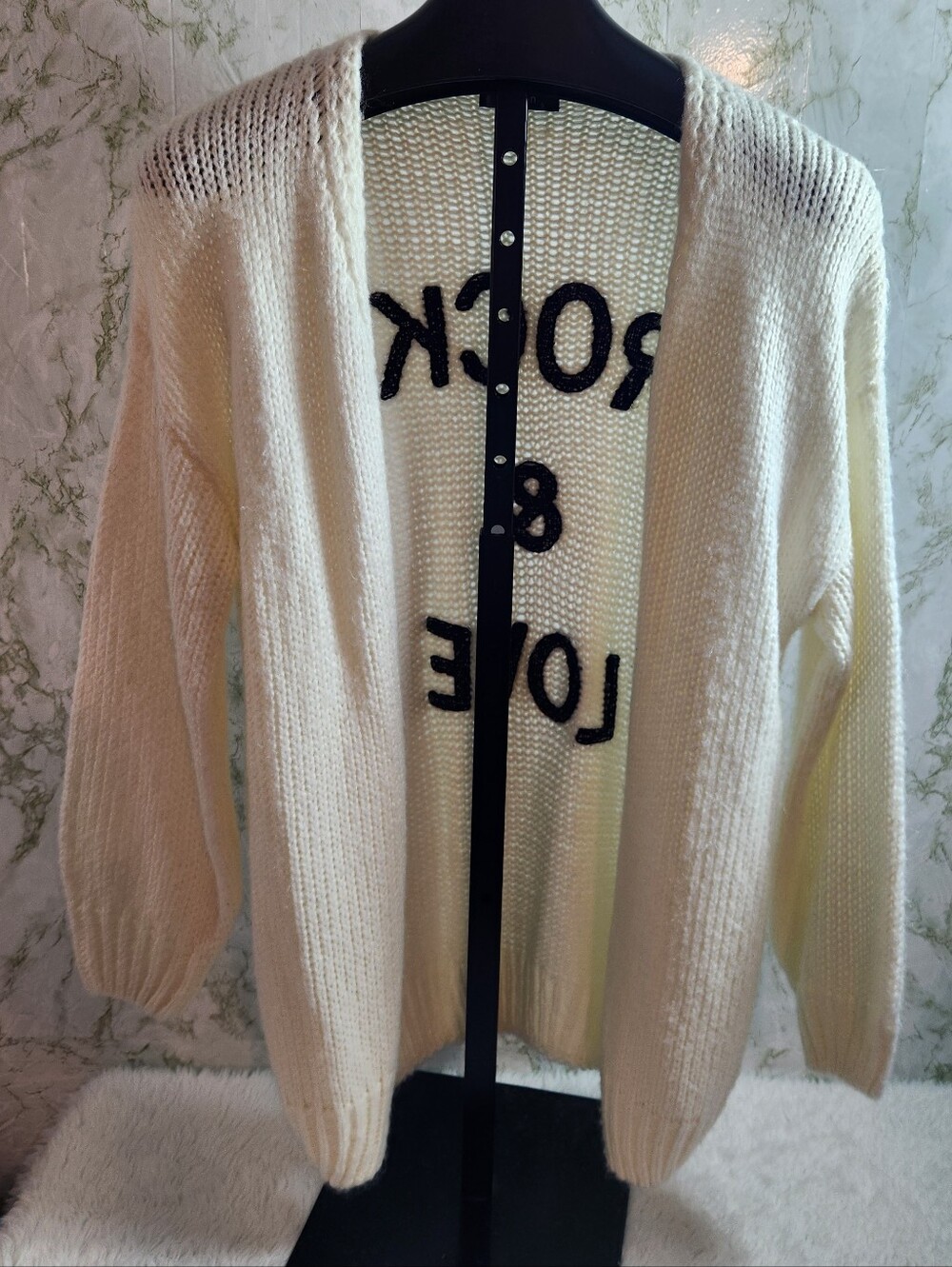 ROCK & LOVE Off White Cardigan